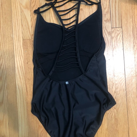 Aqua rose bathing suit - Picture 2 of 3